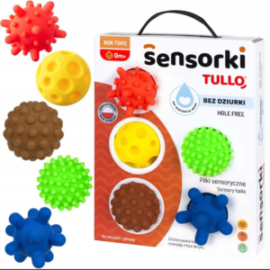 Tullo- piłeczki sensoryczne bez dziurek zestaw do ćwiczeń
